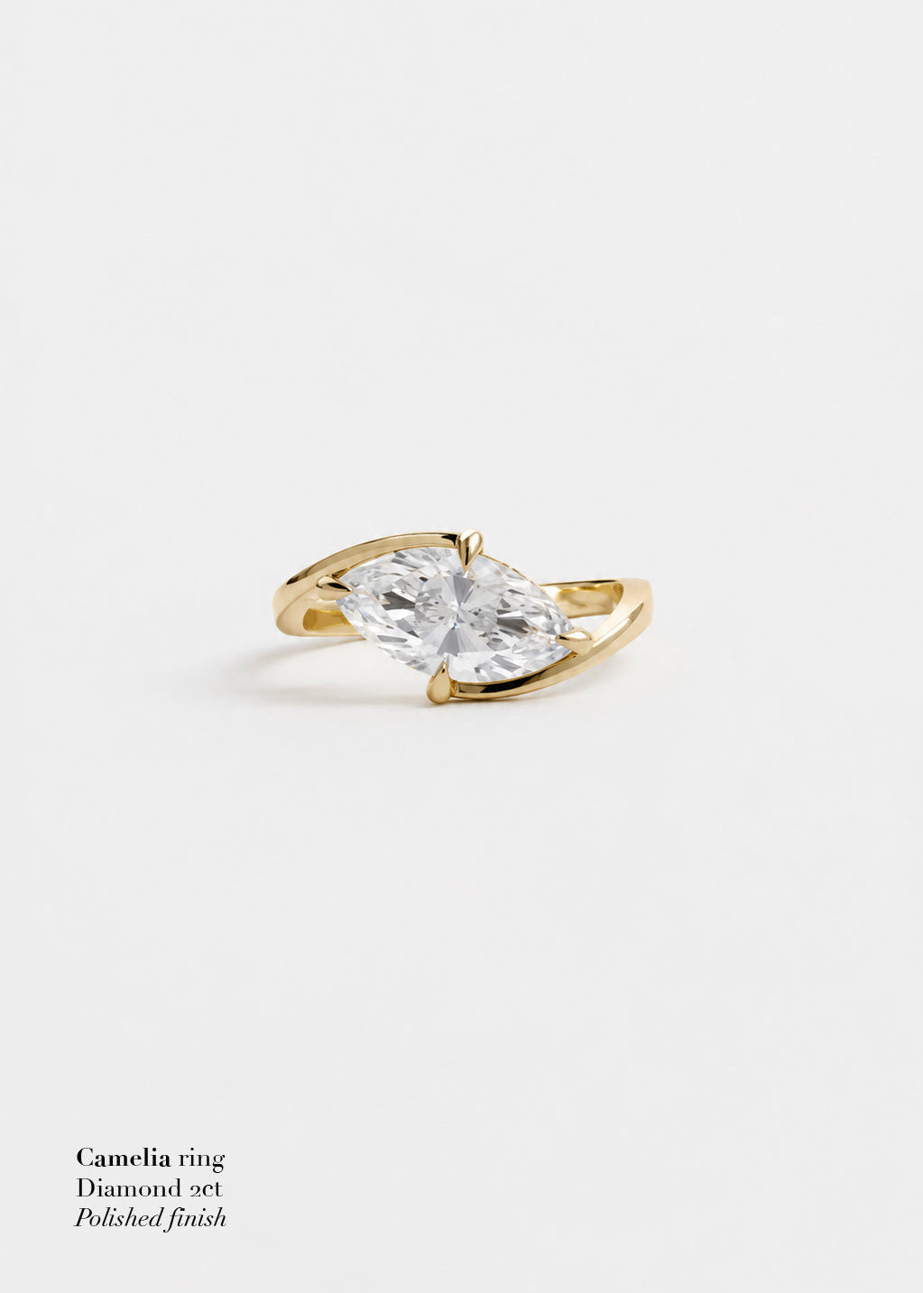 Camelia Diamond Ring